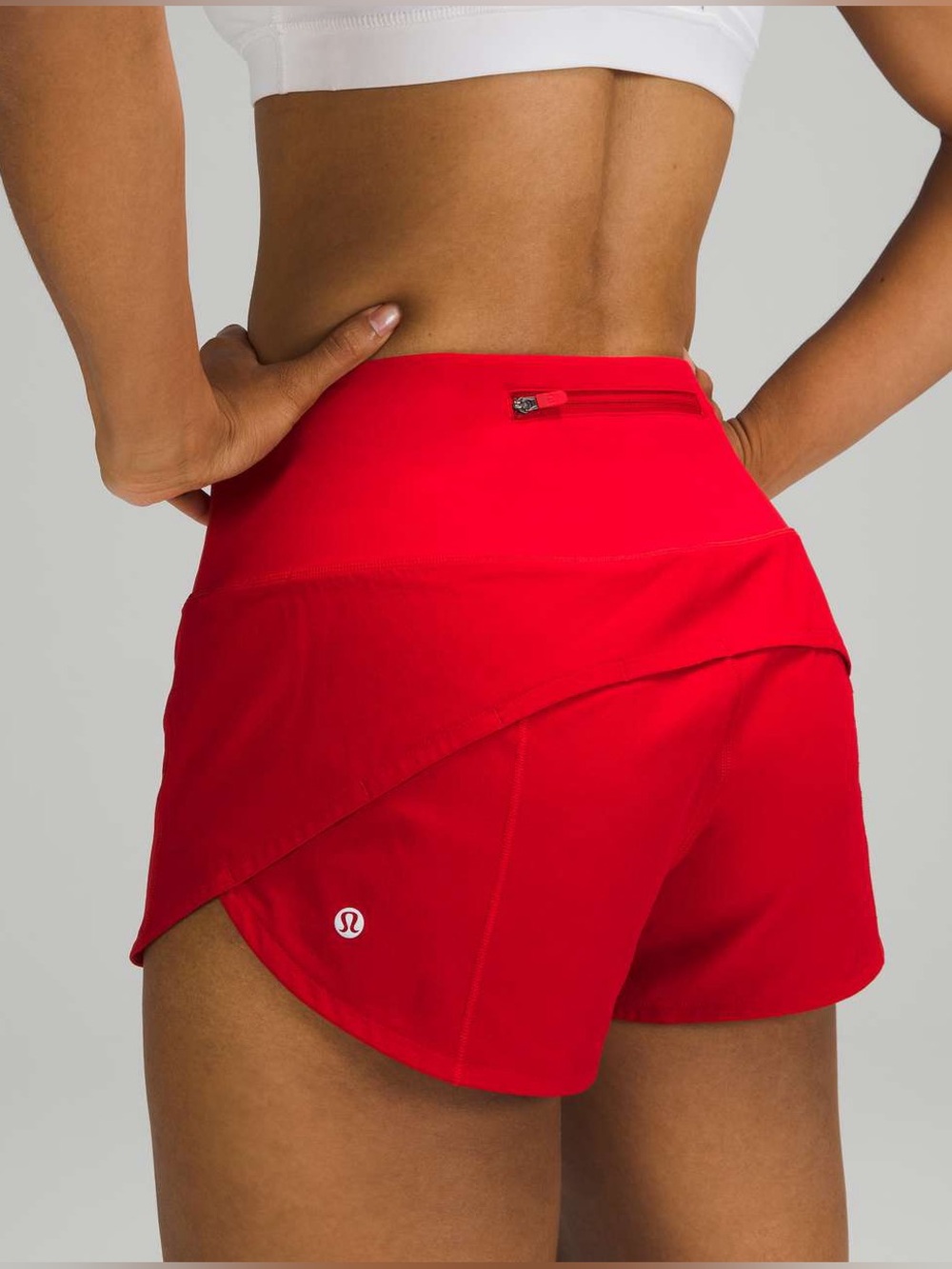 Lululemon Speed Up Low Rise Lined Athletic Shorts Red Size 10